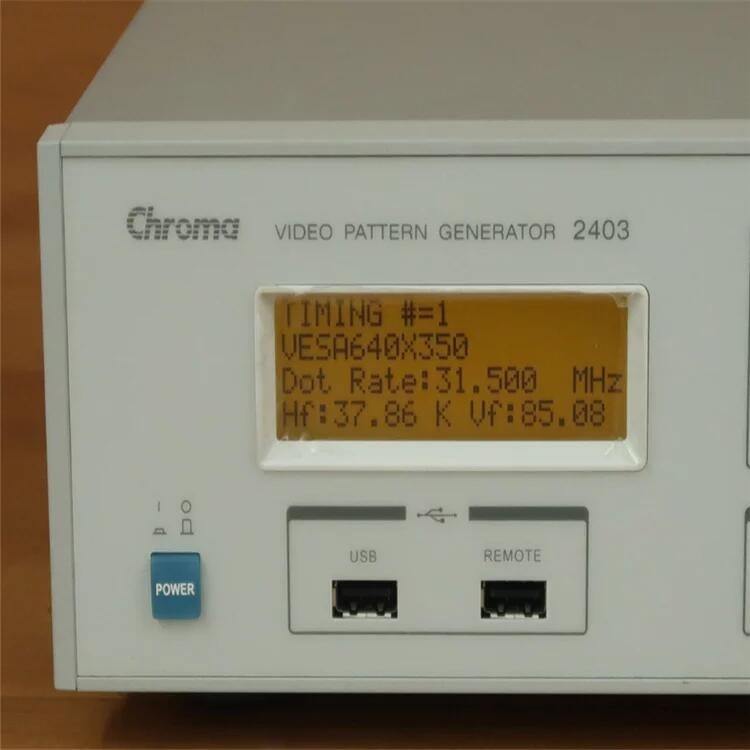 高价回收致茂chroma2402视频信号图形产生器图片