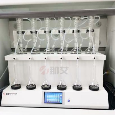 智能一体化蒸馏仪（立面款）,集恒温加热蒸馏终点自动控制冷却水循环于一体的新型智能蒸馏处理装置