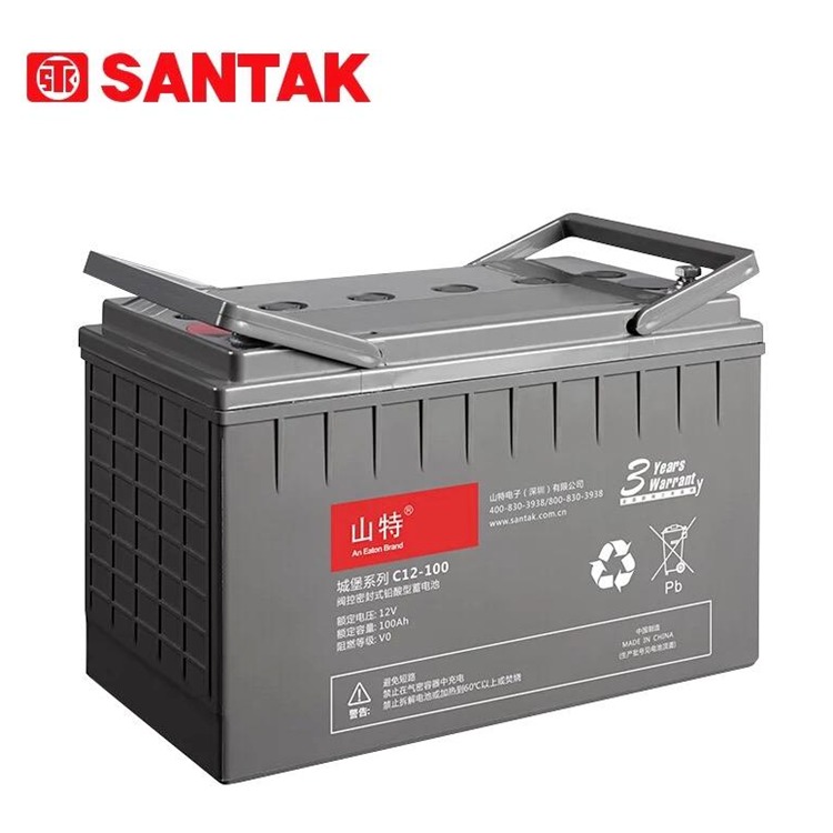 SANTAK山特蓄电池C12-150 12V150AH 山特UPS不间断电源西安直流屏