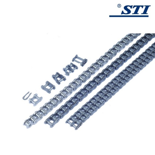 STI链条短节距滚子链抗拉耐磨单排链条RC60-1R  耐高温传动
