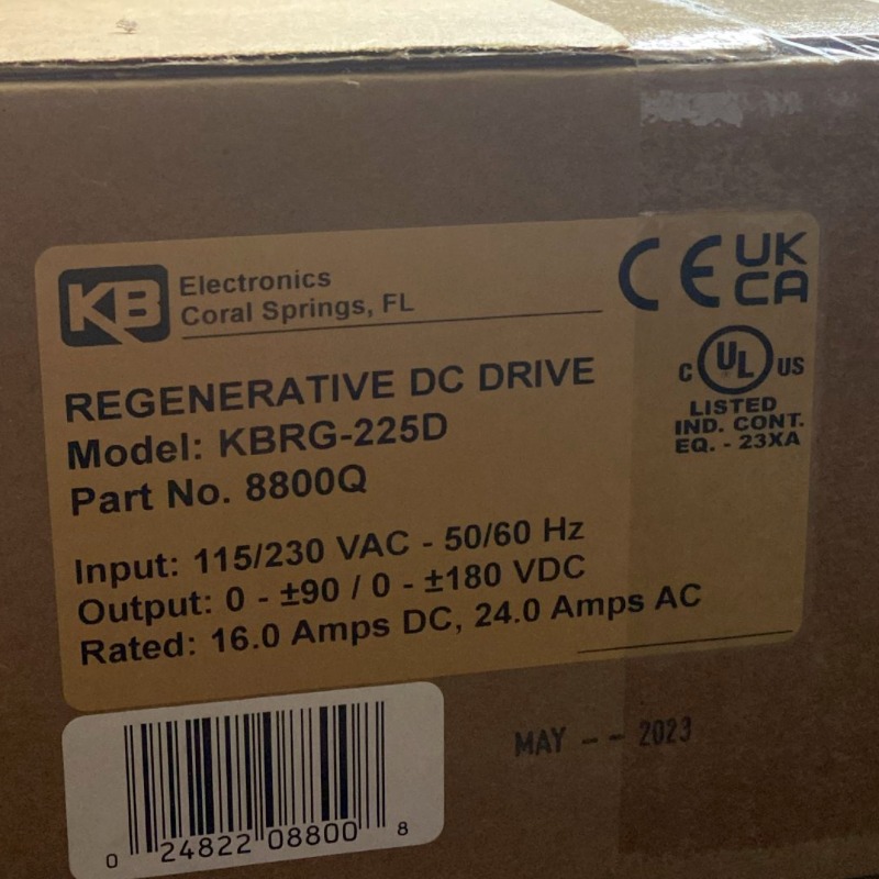 KBRG-240D（8802N）KBRG-225D（8800Q）KB Electronics直流驱动器