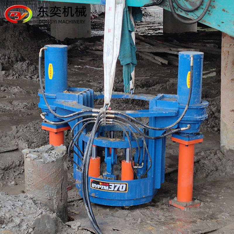 起拔除工法钢管铁筒设备 拔pc工法管机 钢筒桩拔桩设备