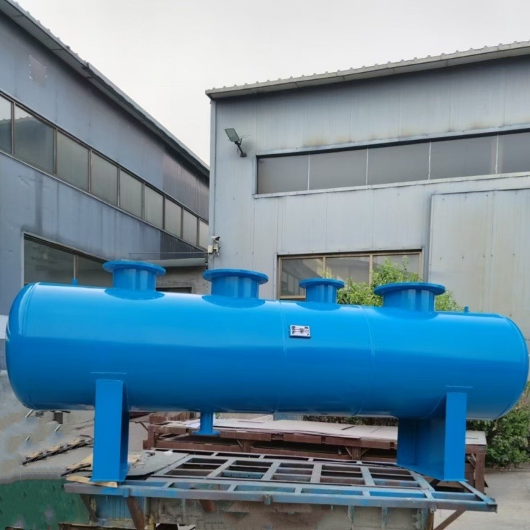 萍乡采暖供暖分集水器 供水机房分气缸 集分水器碳钢