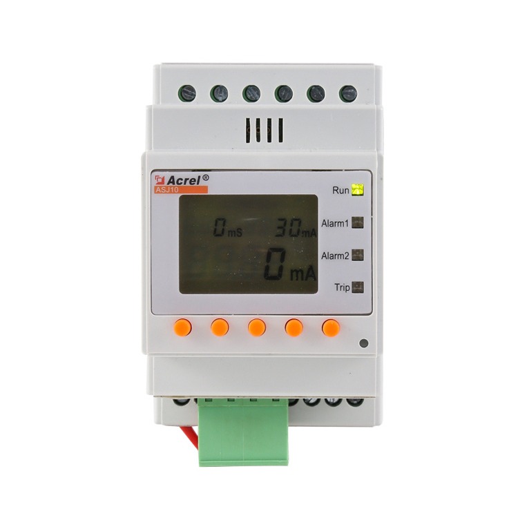 安科瑞供应液晶显示A型剩余电流继电器ASJ10L-LD1A25条时间记录可选配通讯功能