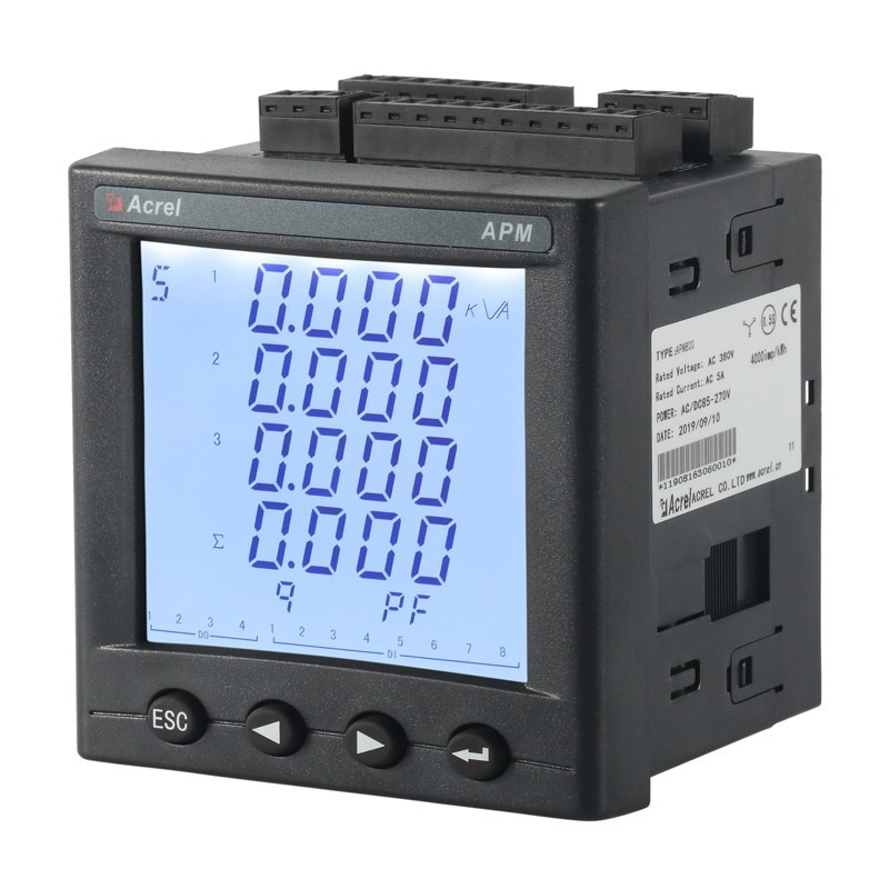 安科瑞谐波电能表 APM801/F需量 电流电压不平衡精度0.2s级