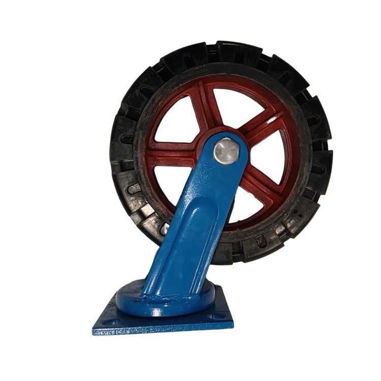 衡水运力10寸橡胶超重型万向轮厂家