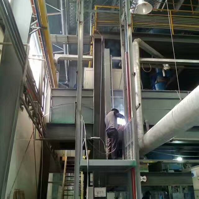 市中区导轨式货梯 货物升降平台安装 启运液压货梯生产